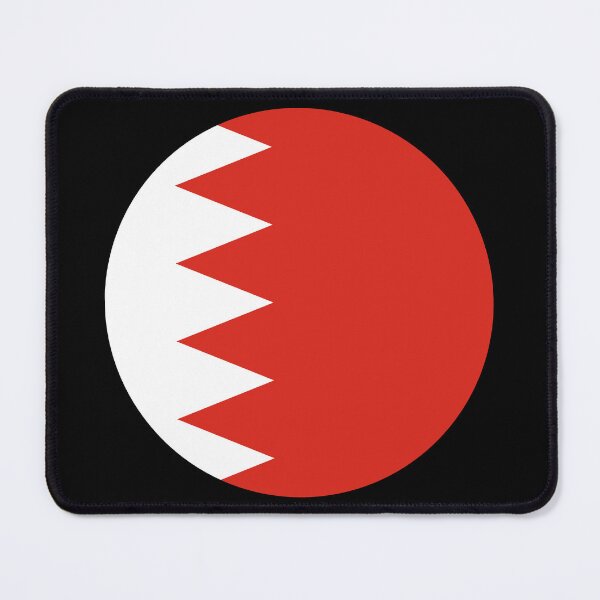 Item preview, Bahrain Round Flag Bahraini Patriotic Heritage designed and sold by NTGUILTY.