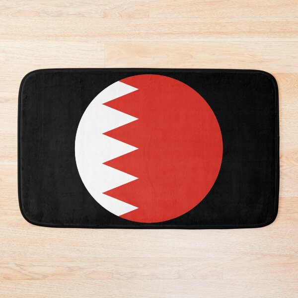 Item preview, Bahrain Round Flag Bahraini Patriotic Heritage designed and sold by NTGUILTY.