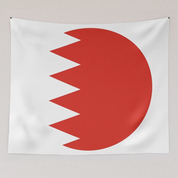 Item preview, Bahrain Round Flag Bahraini Patriotic Heritage designed and sold by NTGUILTY.