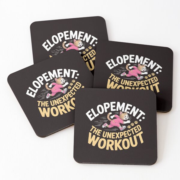 Item preview, Elopement The Unexpected Workout – Funny Autism Awareness Cute Animals designed and sold by Redgiant87x.