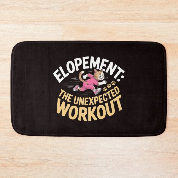 Item preview, Elopement The Unexpected Workout – Funny Autism Awareness Cute Animals designed and sold by Redgiant87x.