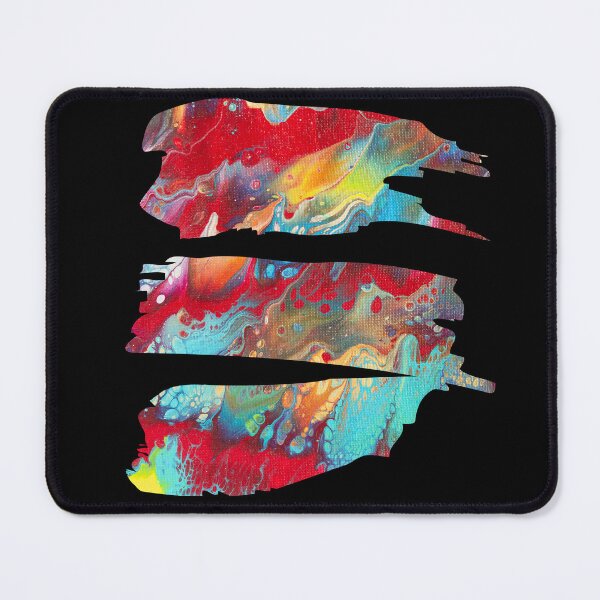 Item preview, Abstract Acrylic Pour Painting Color Splash Modern Wall Art designed and sold by MargaretEveShop.
