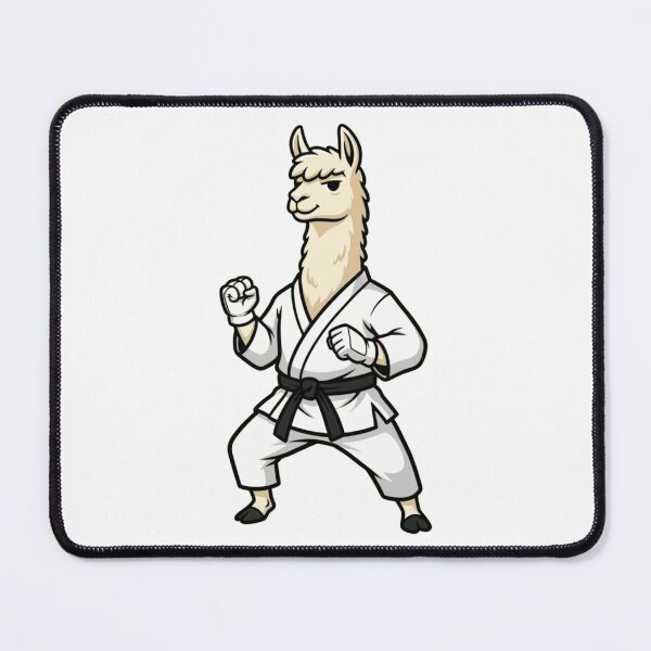 Item preview, Karate Llama Martial Artist Black Belt Sensei designed and sold by k3rstman1.