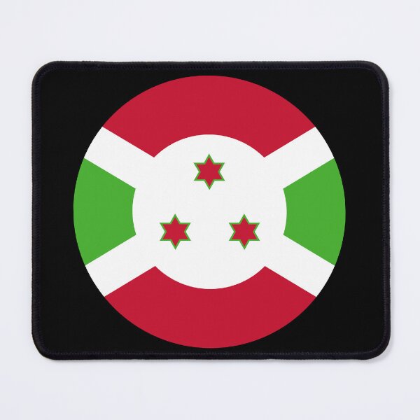 Item preview, Burundi Round Flag Burundian Patriotic Heritage designed and sold by NTGUILTY.