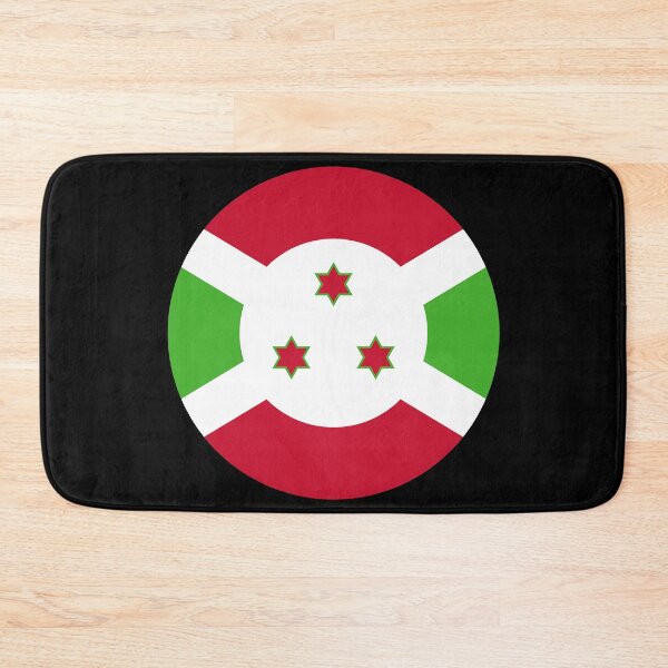 Item preview, Burundi Round Flag Burundian Patriotic Heritage designed and sold by NTGUILTY.