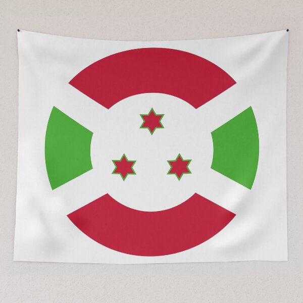Item preview, Burundi Round Flag Burundian Patriotic Heritage designed and sold by NTGUILTY.