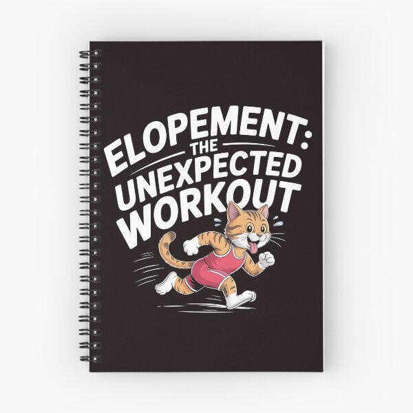Item preview, Elopement The Unexpected Workout – Otter Raccoon Awareness Humor designed and sold by Redgiant87x.