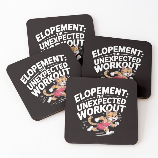 Item preview, Elopement The Unexpected Workout – Otter Raccoon Awareness Humor designed and sold by Redgiant87x.