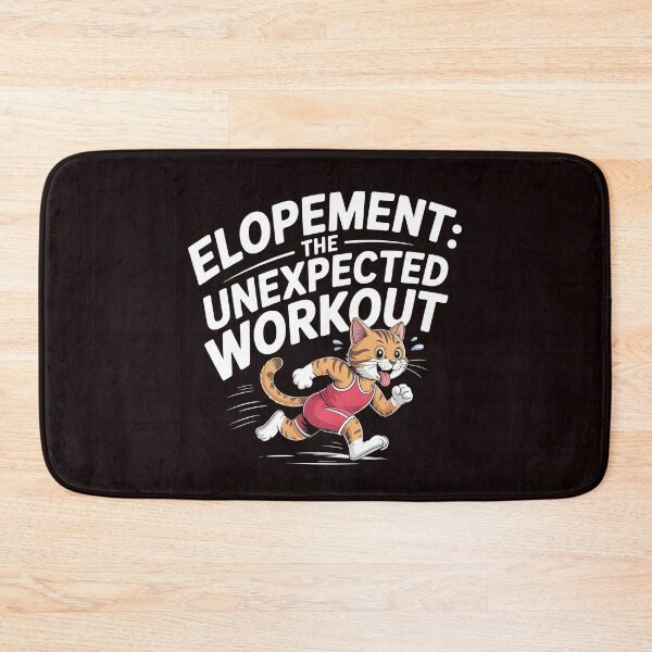 Item preview, Elopement The Unexpected Workout – Otter Raccoon Awareness Humor designed and sold by Redgiant87x.