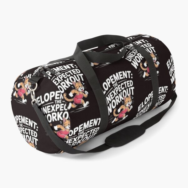 Item preview, Elopement The Unexpected Workout – Otter Raccoon Awareness Humor designed and sold by Redgiant87x.