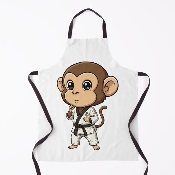 Item preview, Karate Monkey Chibi Martial Arts Black Belt designed and sold by k3rstman1.