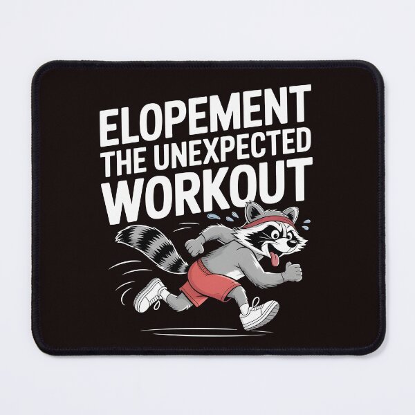 Item preview, Elopement The Unexpected Workout – Funny Autism Awareness Animal Design designed and sold by Redgiant87x.