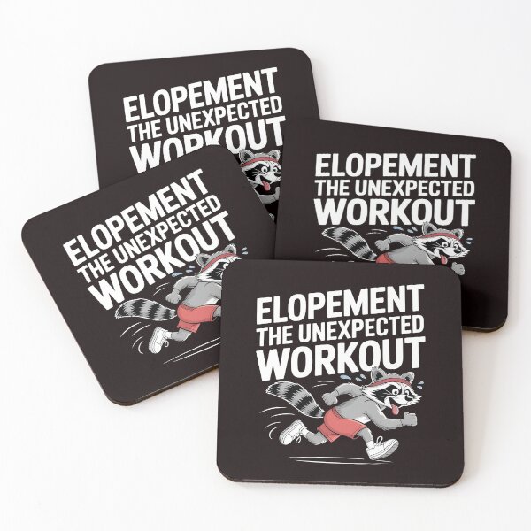 Item preview, Elopement The Unexpected Workout – Funny Autism Awareness Animal Design designed and sold by Redgiant87x.