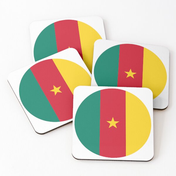 Item preview, Cameroon Round Flag Cameroonian Patriotic Heritage designed and sold by NTGUILTY.