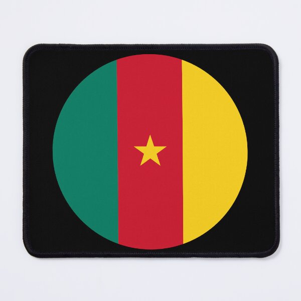 Item preview, Cameroon Round Flag Cameroonian Patriotic Heritage designed and sold by NTGUILTY.