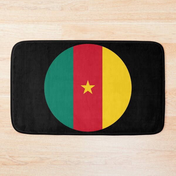 Item preview, Cameroon Round Flag Cameroonian Patriotic Heritage designed and sold by NTGUILTY.