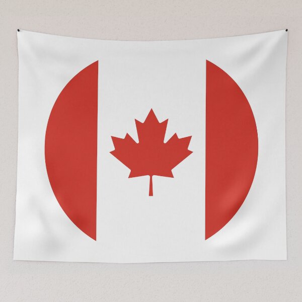 Item preview, Canada Round Flag Canadian Patriotic Heritage designed and sold by NTGUILTY.