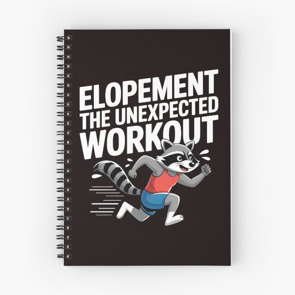 Item preview, Elopement The Unexpected Workout – Raccoon Otter Funny Awareness Quote designed and sold by Redgiant87x.