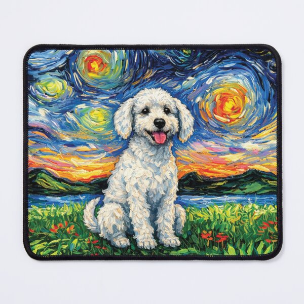 Item preview, Starry Night Yorkshire Terrier - Van Gogh Dog Art designed and sold by DreamPup.