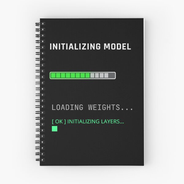 Item preview, Initializing Model AI  – Machine Learning Developer Design designed and sold by Conviction studio.