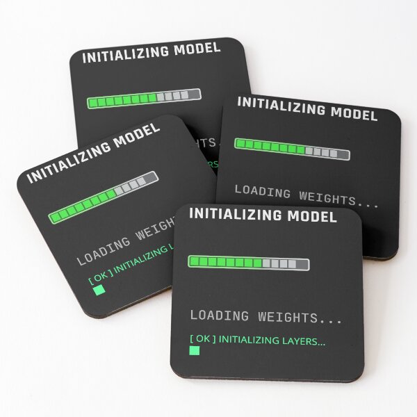 Item preview, Initializing Model AI  – Machine Learning Developer Design designed and sold by Conviction studio.