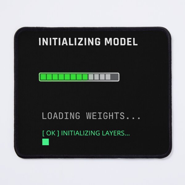 Item preview, Initializing Model AI  – Machine Learning Developer Design designed and sold by Conviction studio.