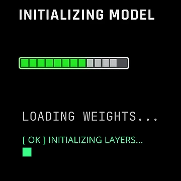 Artwork thumbnail, Initializing Model AI – Machine Learning Developer Design by Conviction studio