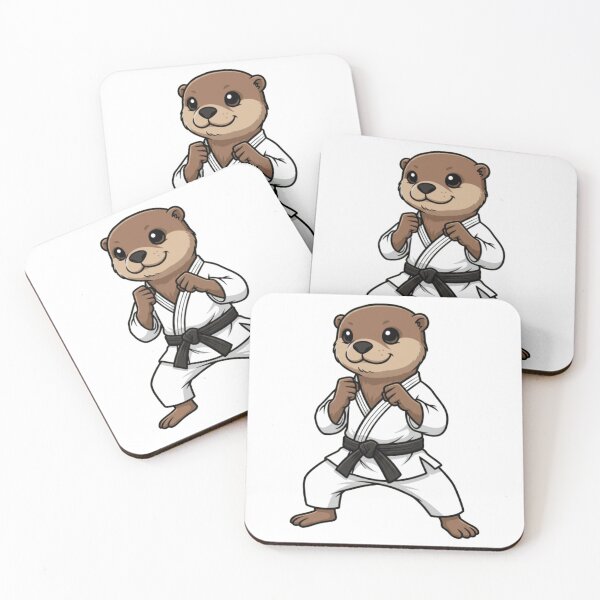 Item preview, Cute Karate Otter Martial Arts Black Belt designed and sold by k3rstman1.