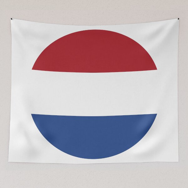 Item preview, Netherlands Round Flag Dutch Patriotic Heritage designed and sold by NTGUILTY.