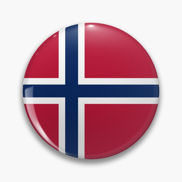 Item preview, Norway Round Flag Norwegian Patriotic Heritage designed and sold by NTGUILTY.