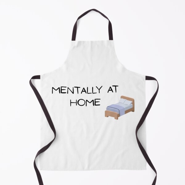 Item preview, Mentally at Home Bed Graphic | Cozy Funny Quote designed and sold by KSGG.