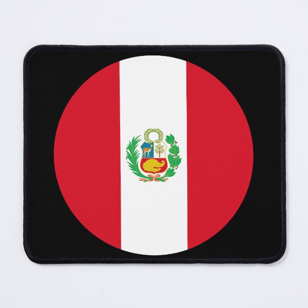 Item preview, Peru Round Flag Peruvian Patriotic Heritage designed and sold by NTGUILTY.