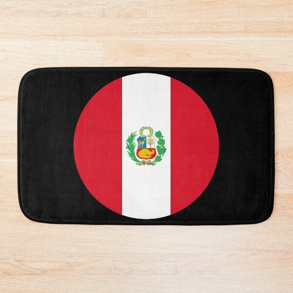 Item preview, Peru Round Flag Peruvian Patriotic Heritage designed and sold by NTGUILTY.
