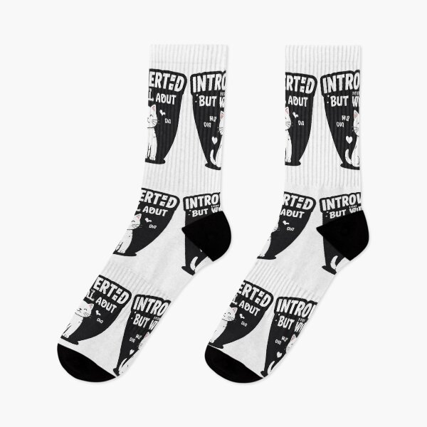Item preview, Introverted Cat Lover Adopt Humor Design designed and sold by Ladys-Gents.