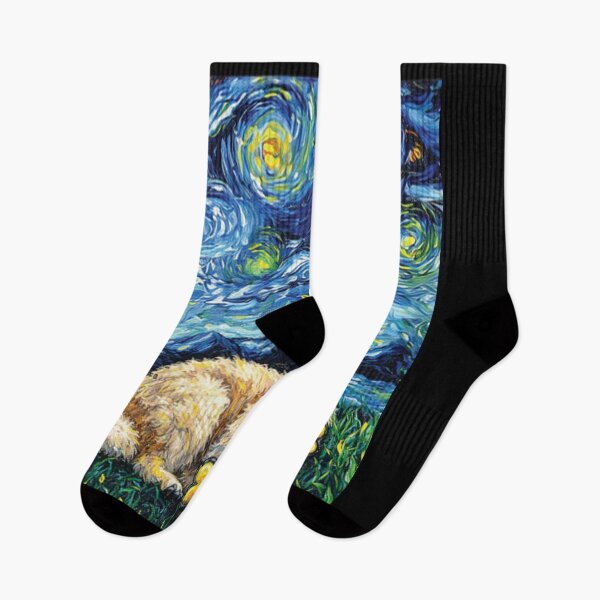 Item preview, Starry Night Chow Chow - Van Gogh Dog Art designed and sold by DreamPup.