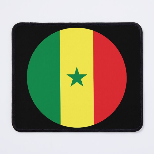 Item preview, Senegal Round Flag Senegalese Patriotic Heritage designed and sold by NTGUILTY.