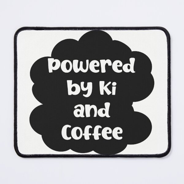 Item preview, Aikido - Powered by Ki & Coffee designed and sold by The Dotted Brush.