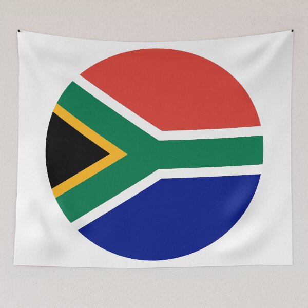 Item preview, South Africa Round Flag South African Patriotic Heritage designed and sold by NTGUILTY.