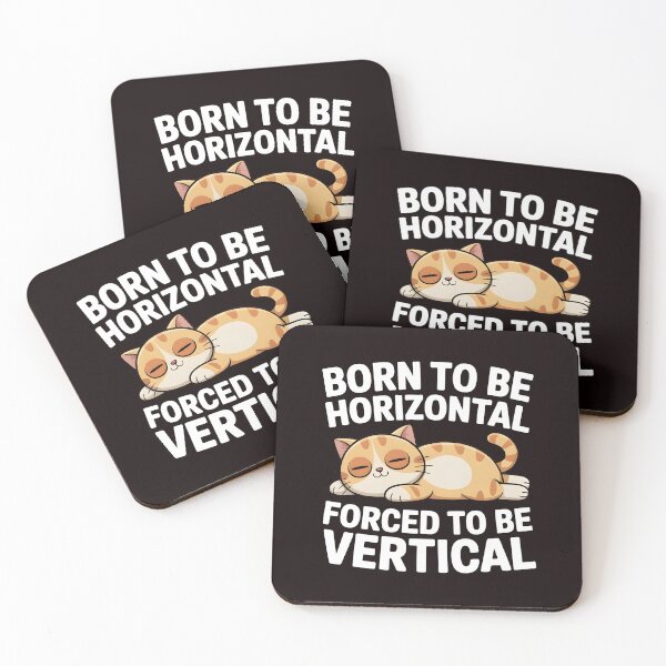 Item preview, Born To Be Horizontal Forced To Be Vertical – Lazy Bear Meme Funny Design designed and sold by Redgiant87x.