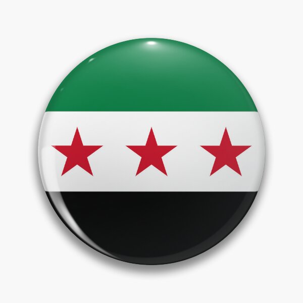Item preview, Syria Round Flag Syrian Patriotic Heritage designed and sold by NTGUILTY.