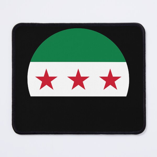 Item preview, Syria Round Flag Syrian Patriotic Heritage designed and sold by NTGUILTY.
