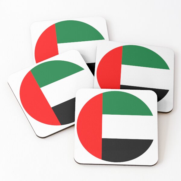 Item preview, United Arab Emirates Round Flag Emirati Patriotic Heritage designed and sold by NTGUILTY.