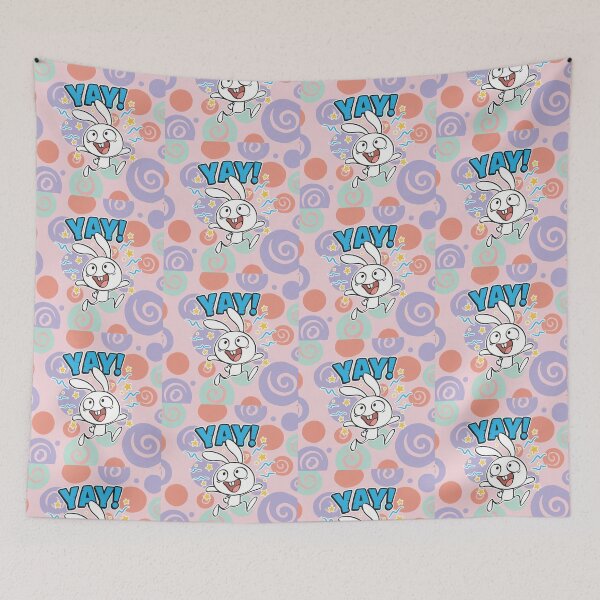 Item preview, Yay! Happy Bunny Cute Celebration Cartoon designed and sold by Taridesign.