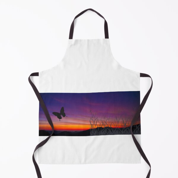Item preview, Butterfly Sunset Silhouette Moody Landscape designed and sold by GraveyardGlam.