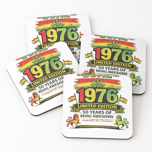 Item preview, June 1976 Reggae Birthday Shirt – Limited Edition 50 Years designed and sold by PavelskiArt.