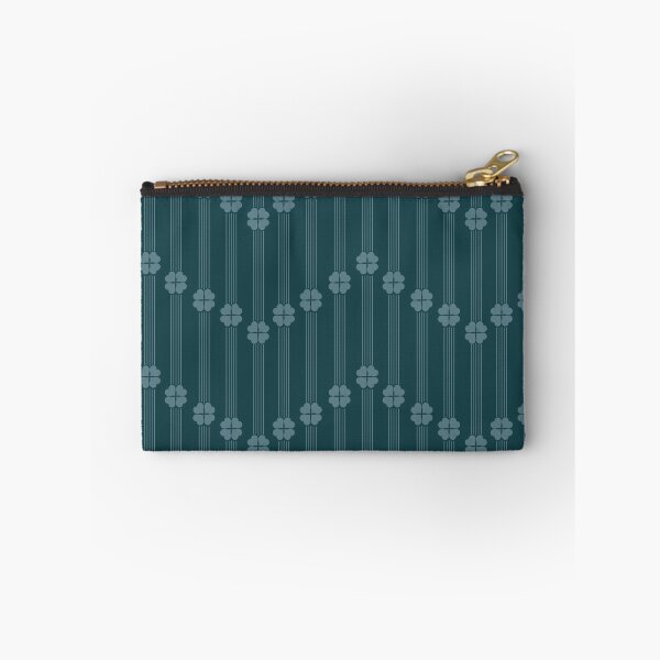 Item preview, Hearts & Vertical Stripes  Teal designed and sold by Digitalmyth's Designs.