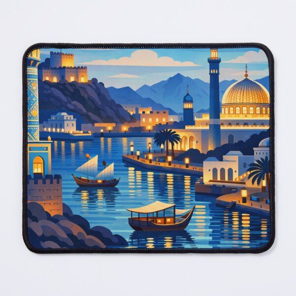 Item preview, Muscat Oman Travel Poster designed and sold by MatthewHeights.