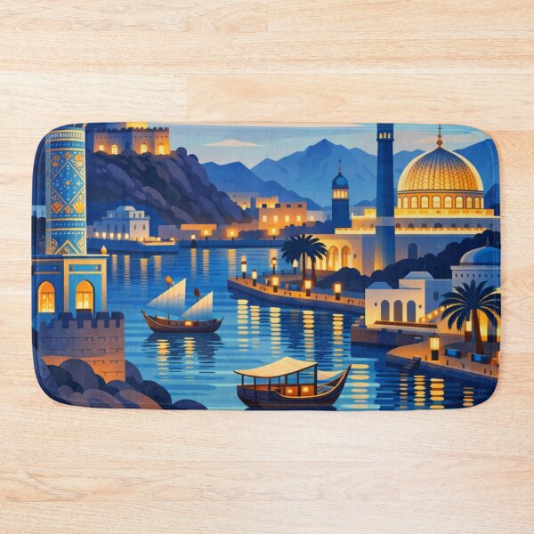 Item preview, Muscat Oman Travel Poster designed and sold by MatthewHeights.