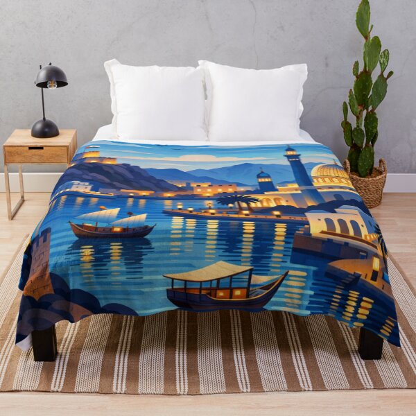 Item preview, Muscat Oman Travel Poster designed and sold by MatthewHeights.