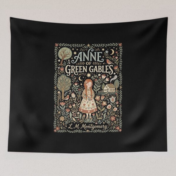 Item preview, Anne of Green Gables Folk Art Illustration designed and sold by Abyswit.